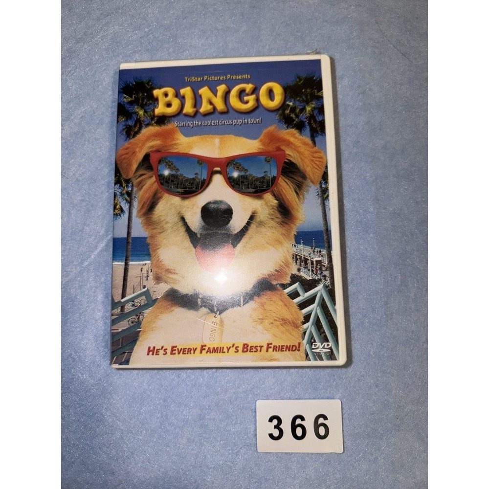 Bingo Starring The Coolest Circus Pup In Town DVD Matthew Robbins G Rated Movie